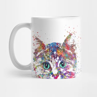 Peeking cat Mug